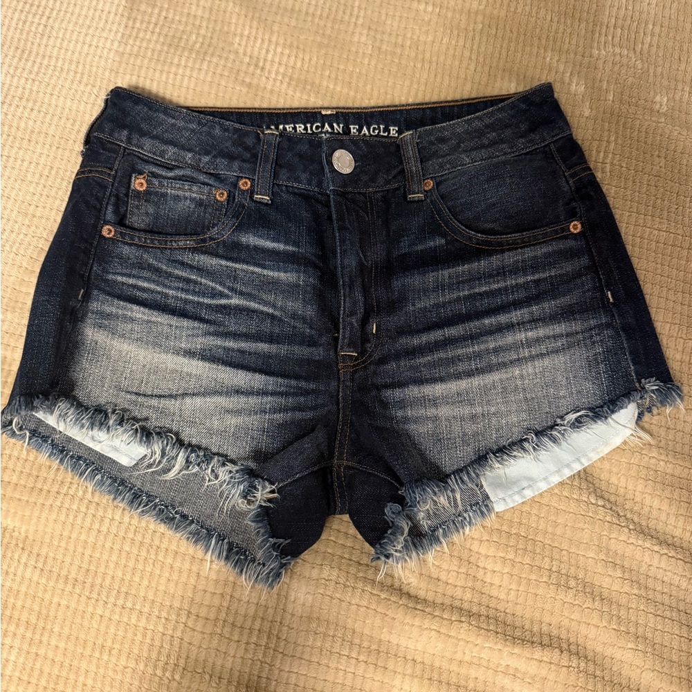 American Eagle cut off, distressed Jean shorts, size 4